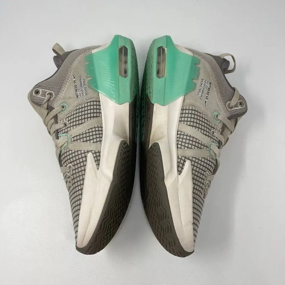 Nike LeBron Witness 7 EP Flat Pewter Mint DM1123-006 Men's Size 9